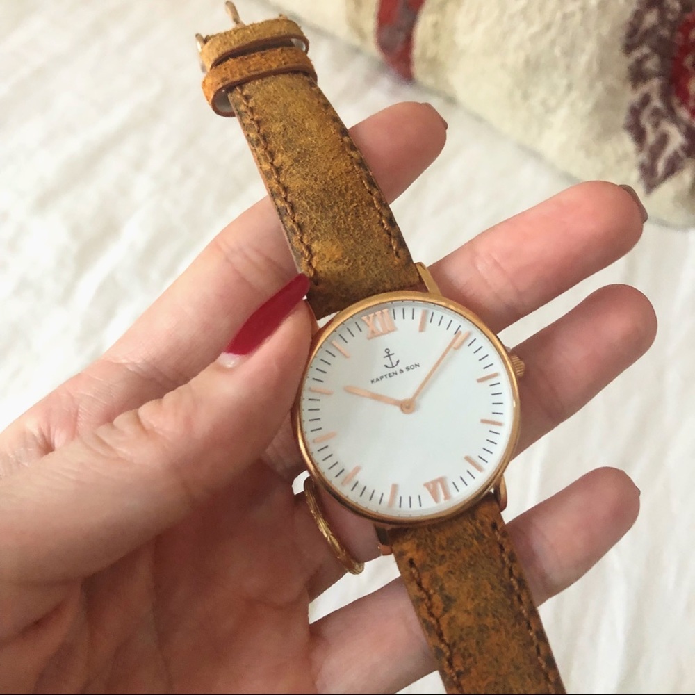 Kapten & Son Vintage Leather Watch